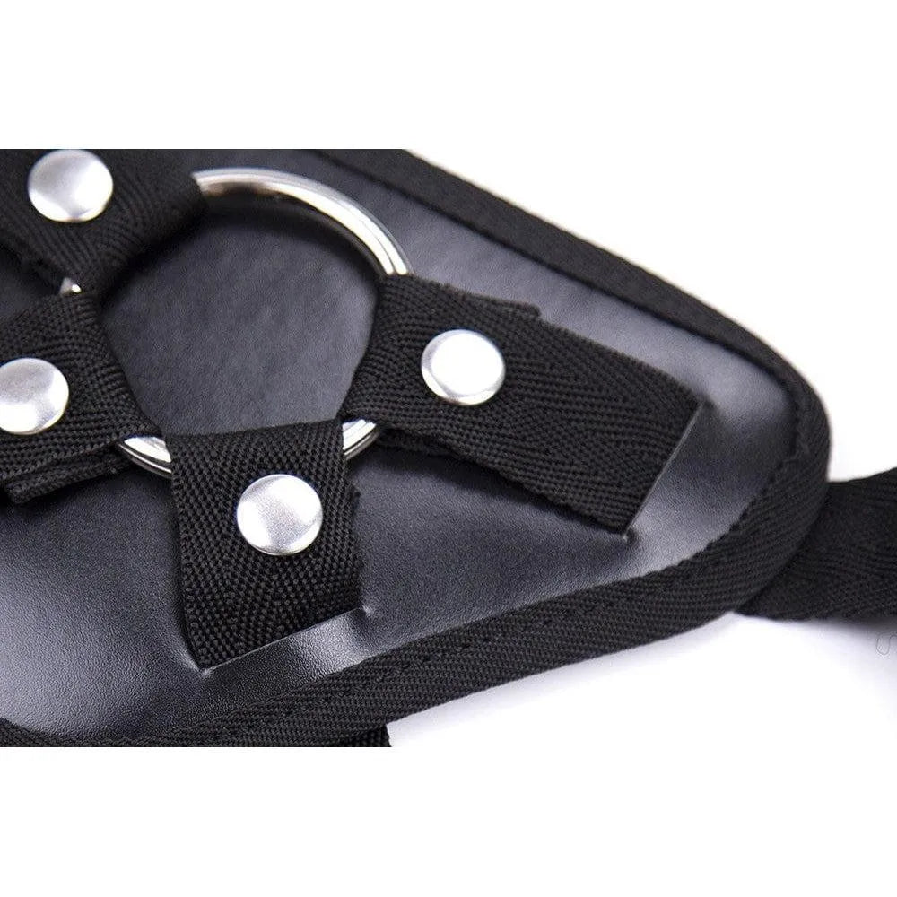 Harnais Gode Ceinture Réglable Cuir Pvc