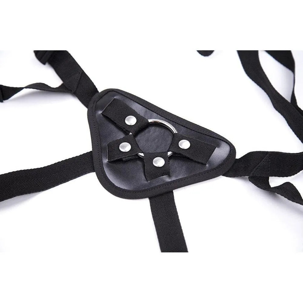 Harnais Gode Ceinture Réglable Cuir Pvc
