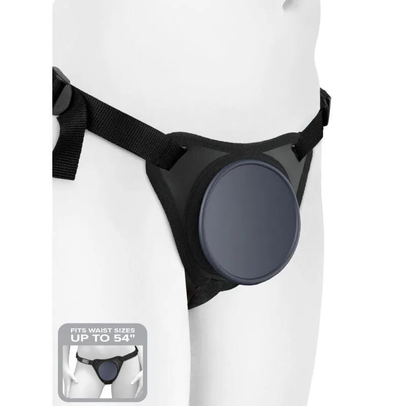 Harnais Gode-Ceinture Silicone Réglable Sans Anneaux