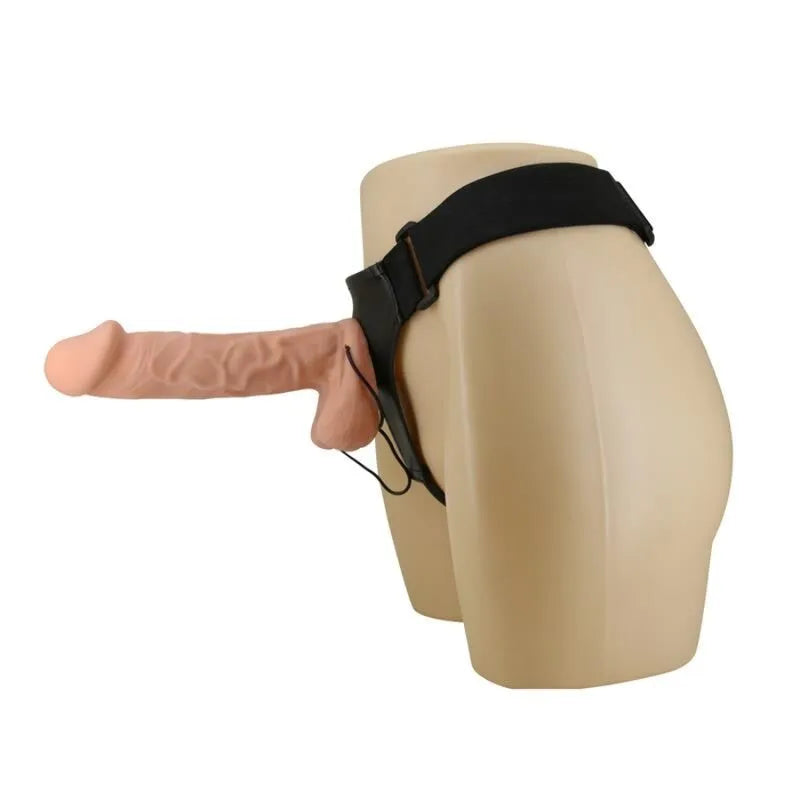 Harnais Gode Vibrant Silicone Souple Réglable
