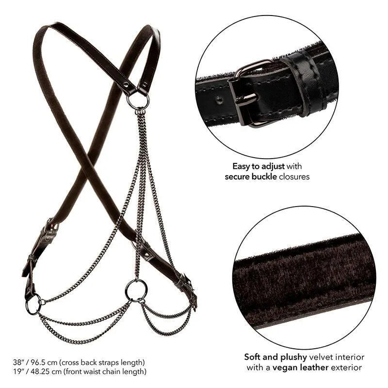 Harnais Grande Taille Multi Chaînes Luxe