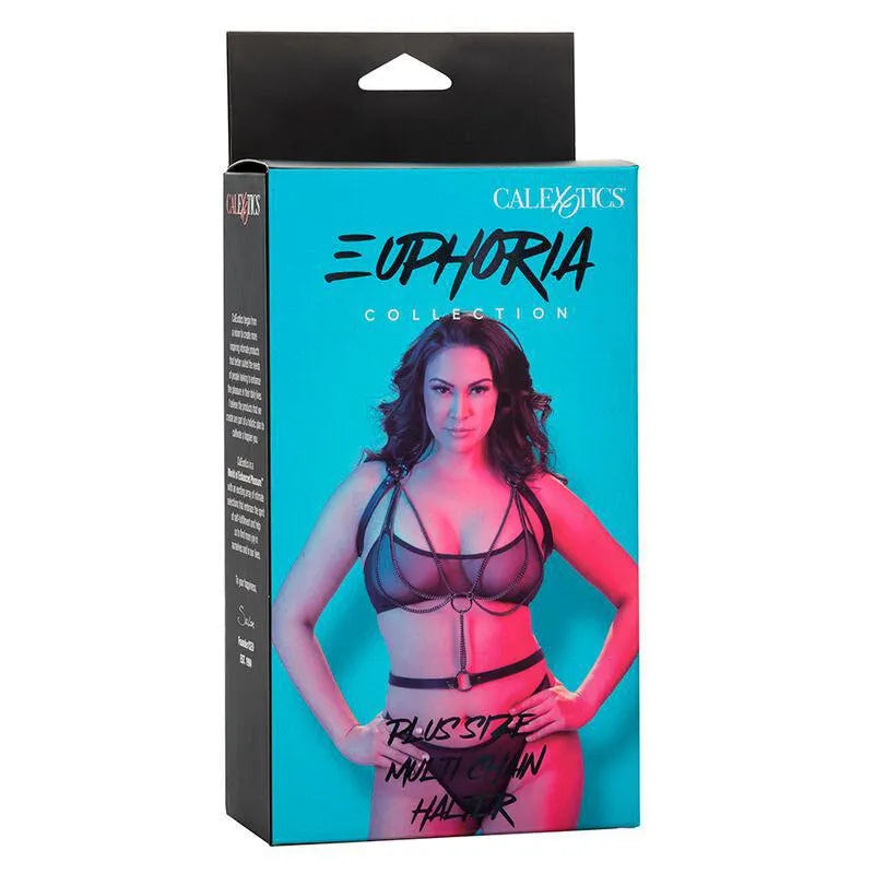 Harnais Licol Grande Taille Luxe Multi Chaînes