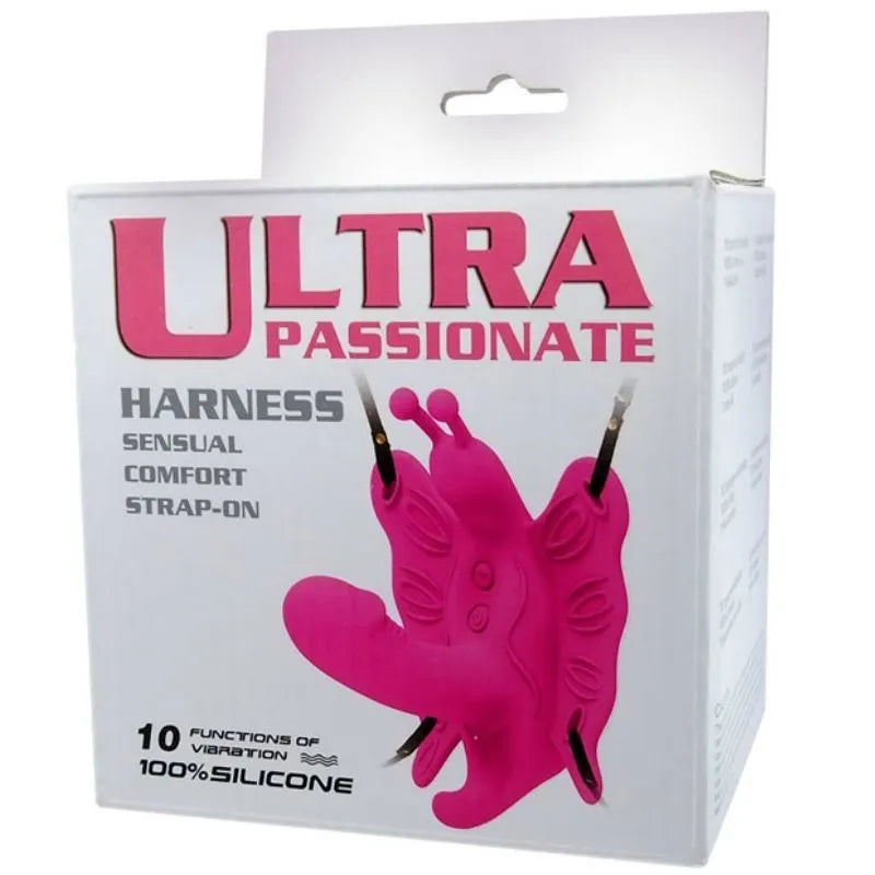 Harnais Papillon Vibrant Silicone Clitoridien