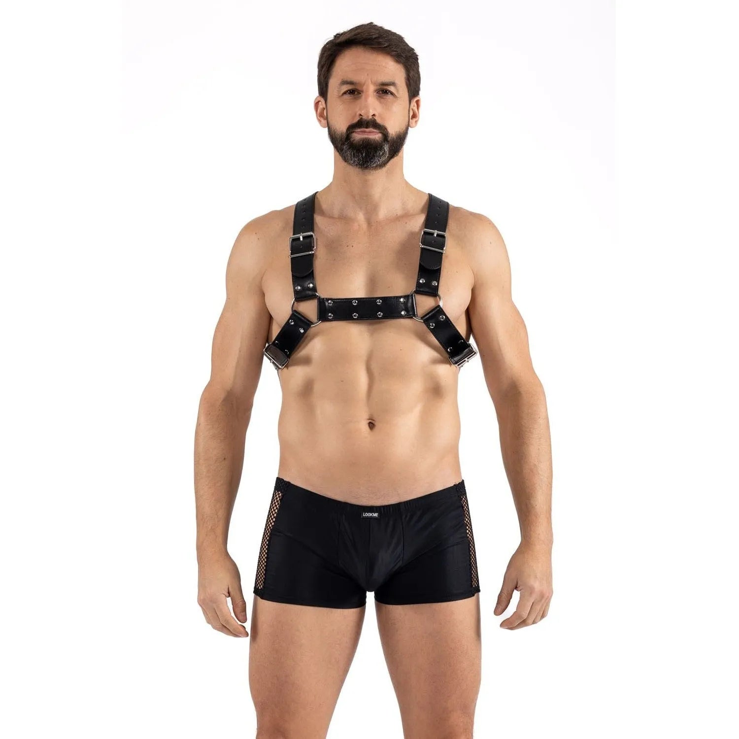 Harnais Sexy Simili Cuir Lookme Réglable