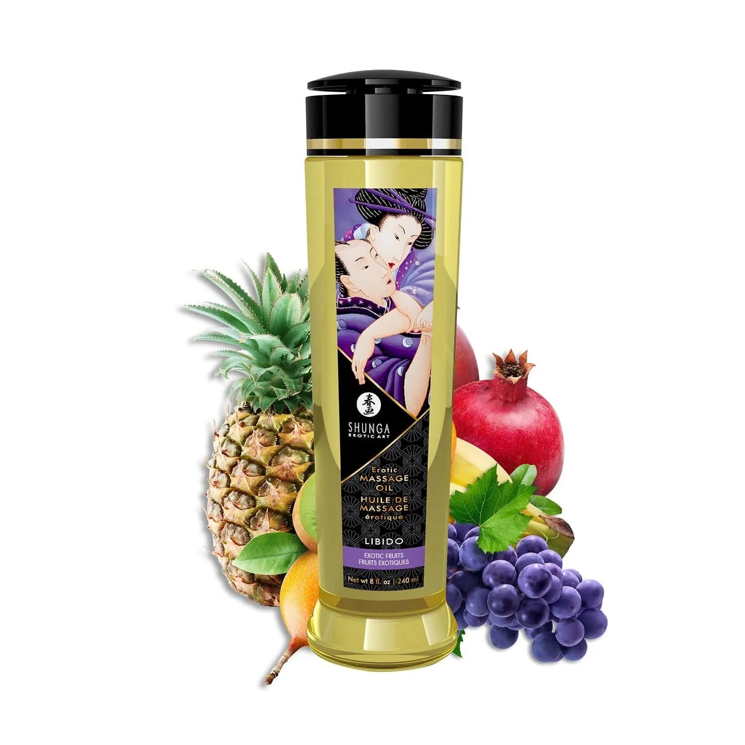 Huile De Massage Aphrodisiaque Aux Fruits Exotiques