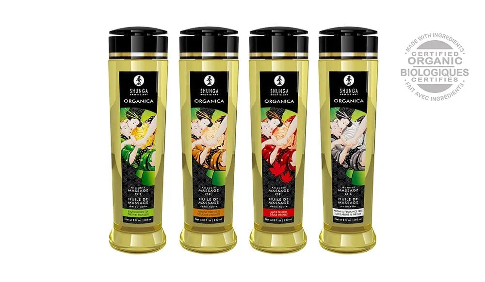 Huile De Massage Bio Thé Vert Aphrodisiaque