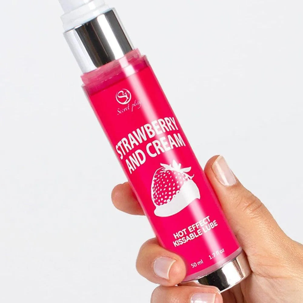 Huile De Massage Lubrifiant Chauffant Fraise Végane