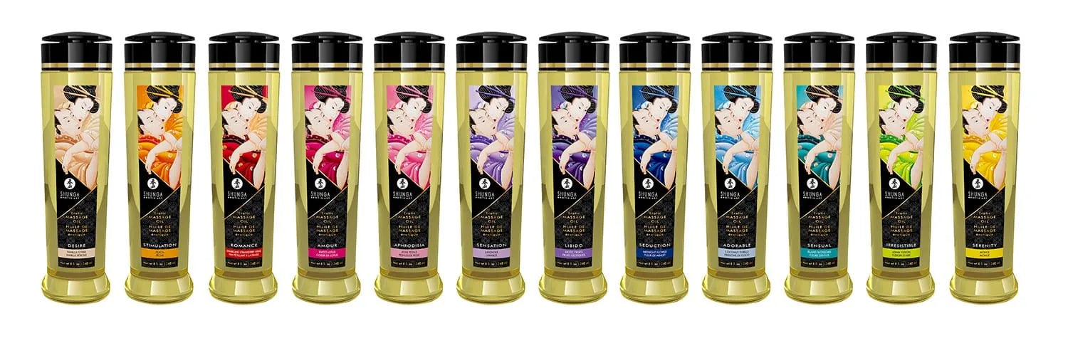 Huile De Massage Naturelle Aphrodisiaque À La Rose