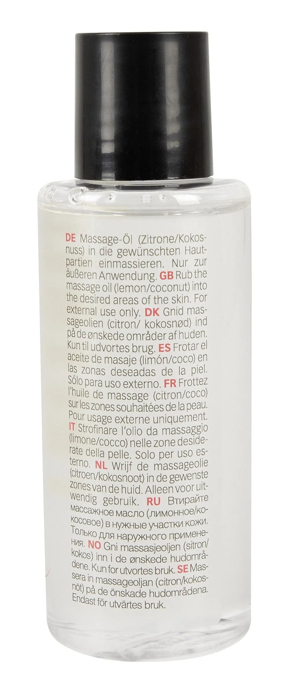 Huile De Massage Érotique Citron Vert Noix De Coco