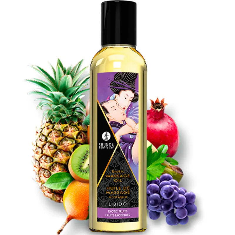 Huile De Massage Érotique Fruits Exotiques