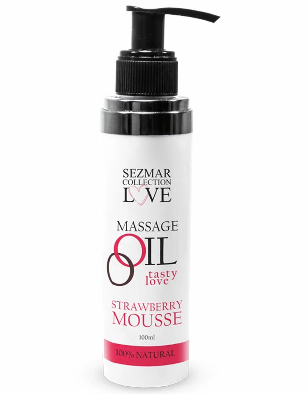 Huile De Massage Sensuelle Fraise Naturelle 100Ml