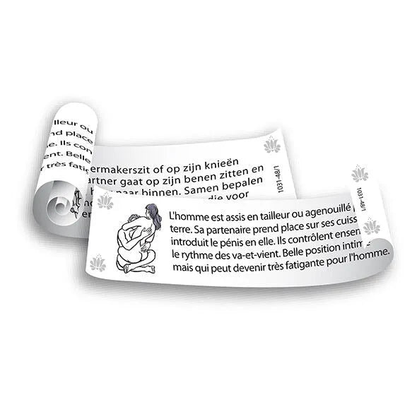 Guide érotique Kama Sutra 69 positions intimes luxueux coffret cœur violette intimité couple