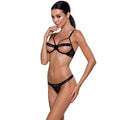 Ensemble lingerie audacieuse soutien-gorge ouvert femme Passion Kyouka noir