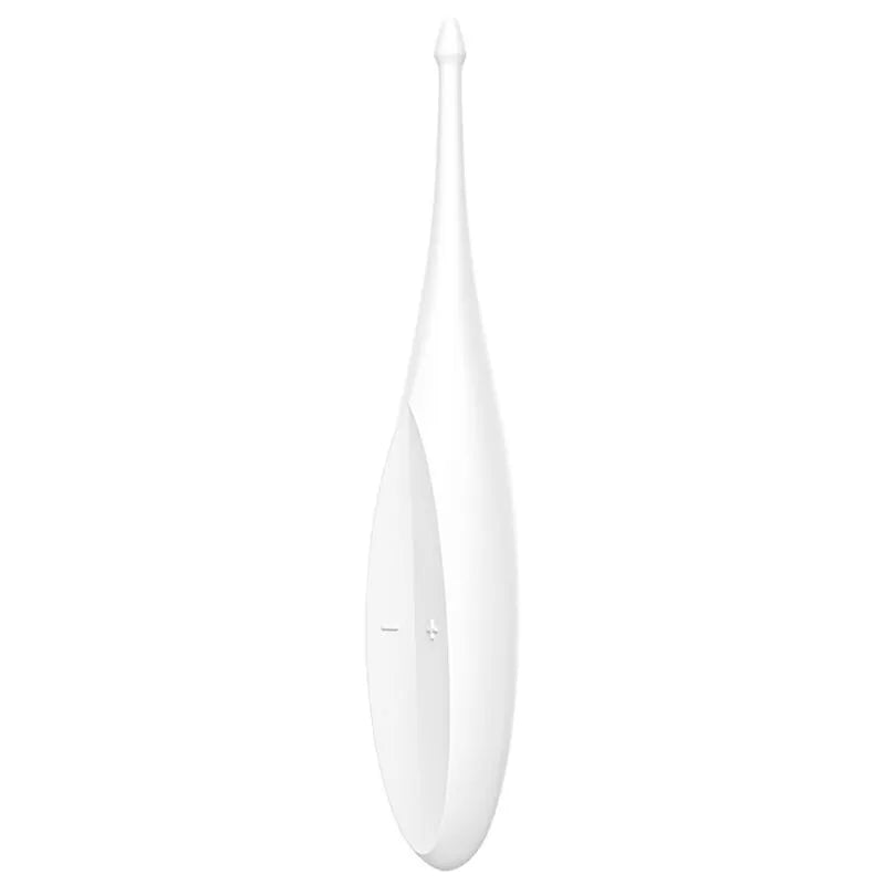 Vibrateur Twirling Fun Tip Satisfyer blanc stimulation clitoridienne circulaire silicone médicaux IPX7 étanche sextoy