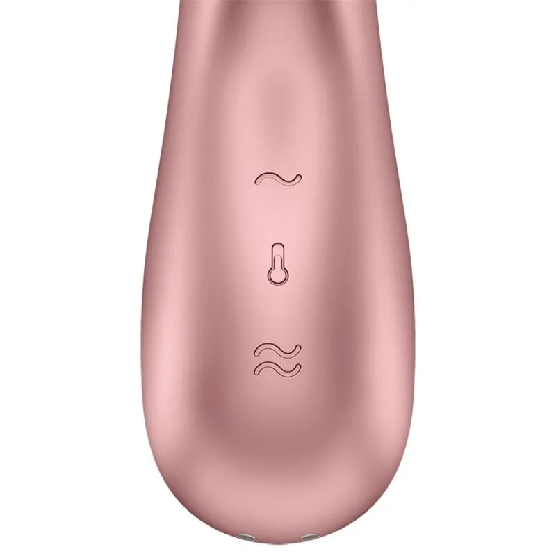 Vibromasseur double stimulation clitoridienne et G-spot silicone hypoallergénique contrôle application fonction réchauffement sextoy couple intimité