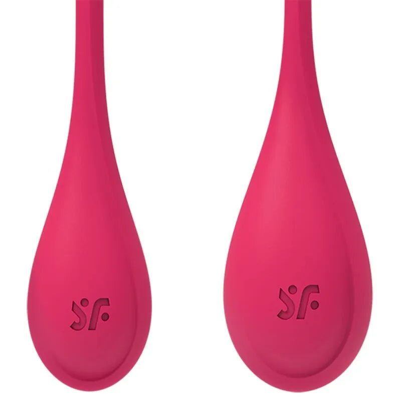 Satisfyer Ensemble Entraînement Yoni Power 1 Rouge muscles plancher pelvien orgasmes intenses silicone médical qualité Ben Wa balls tailles progressives