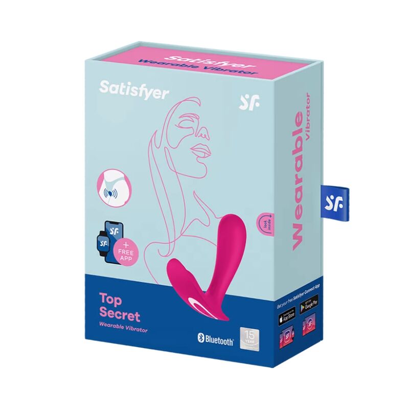 Satisfyer - Vibrateur Top Secret Rose