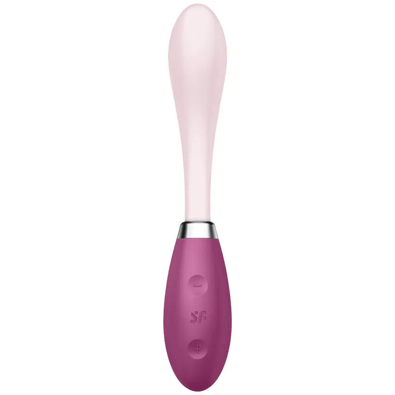 Vibromasseur Satisfyer G-Spot Flex 3 rouge stimulation G-spot multi-vitesse silicone médical flexible célibataires couples