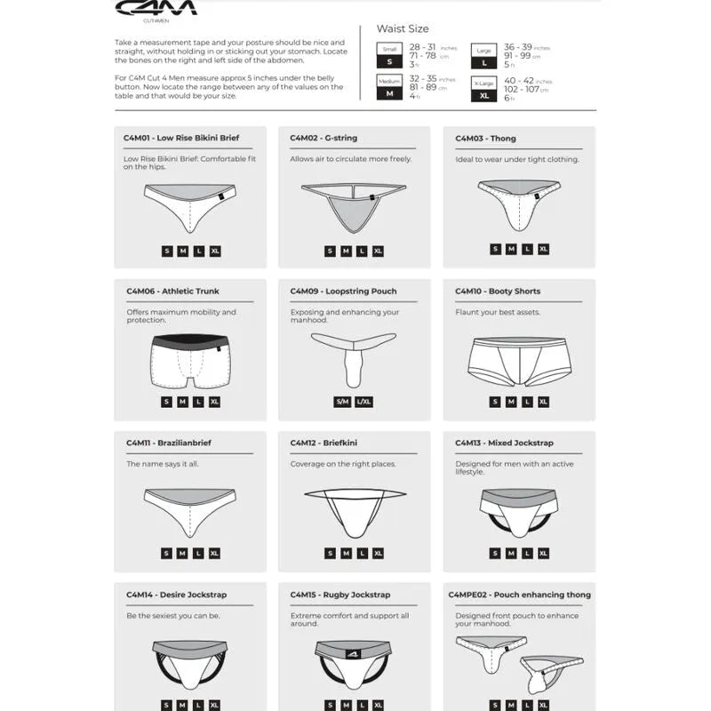 Jockstrap bleu Cut4men, soutien ergonomique, poche frontale, polyester élasthanne, idéal sport et confort masculin.