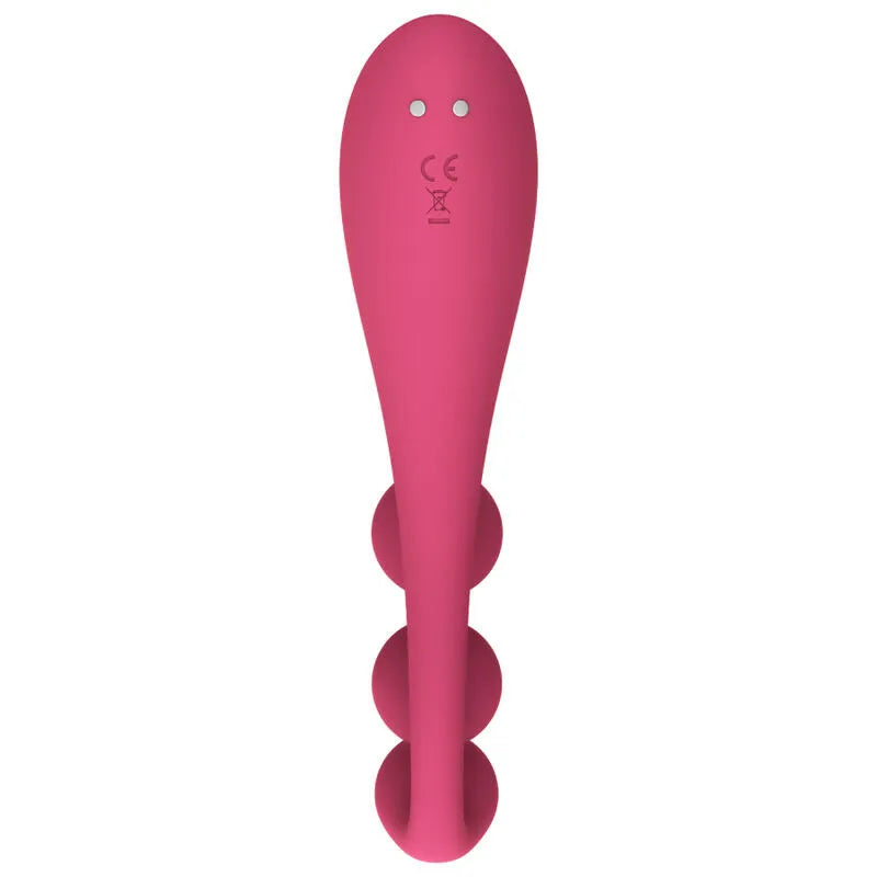 Vibrateur multi-tailles Satisfyer Tri Ball 1 rouge stimulation point G silicium hypoallergénique 15 ans garantie sextoy design moderne