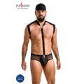 Ensemble lingerie noir polyuréthane polyester certifié Oeko-Tex fabriqué Pologne