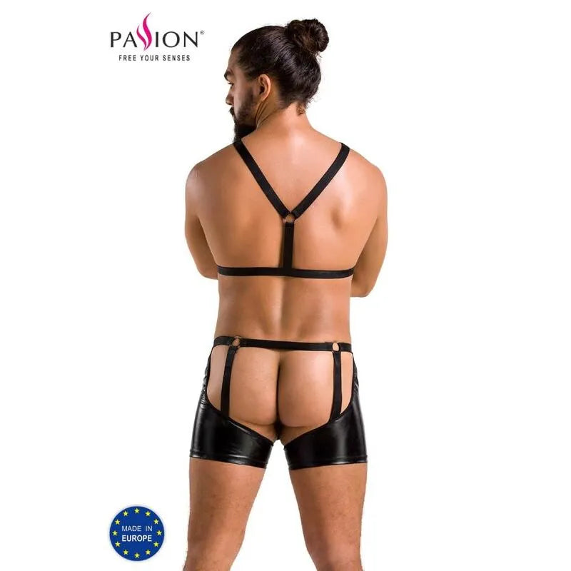 PASSION 047 Ensemble lingerie noire haute qualité Oeko-Tex fabriqué UE
