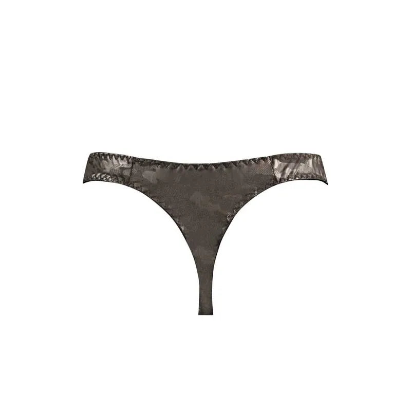String homme électro en microfibre imprimé militaire, élastique délicat, confort optimal, séduction élégante.