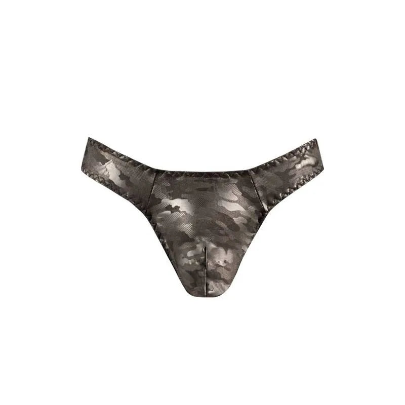 String homme camouflage militaire, microfibre douce, élastique délicat, confort optimal, Anais Apparel.