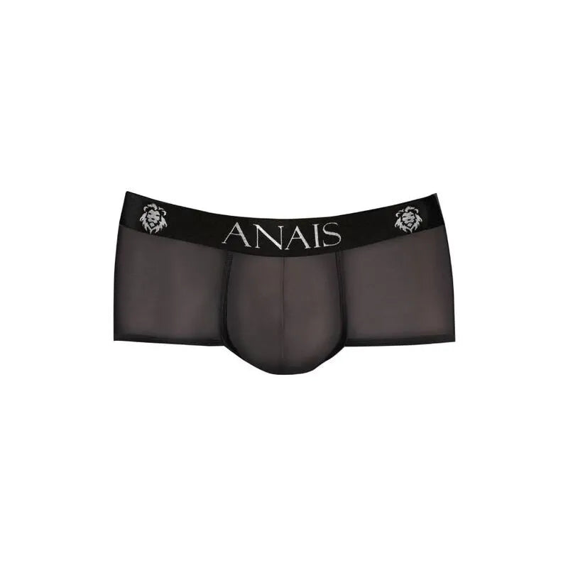 Culotte Éros pour homme, tulle noir, coupe sportive, finition élégante, ajustement parfait, Anais Apparel.