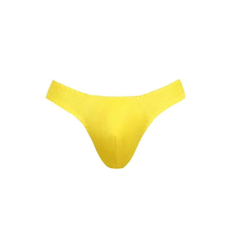String homme jaune Tokyo, modal doux, élastique délicat, confort optimal, Anais Apparel.
