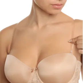 Bretelles transparentes antidérapantes et lavables pour soutien-gorge, adaptables et pratiques pour un look discret.