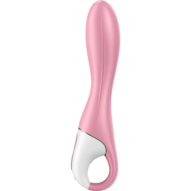 Satisfyer Vibrateur Pompe à Air 2 Rose - Stimulation Intime personnalisée avec corps gonflable, silicone médical, confort maximal pour femmes et couples