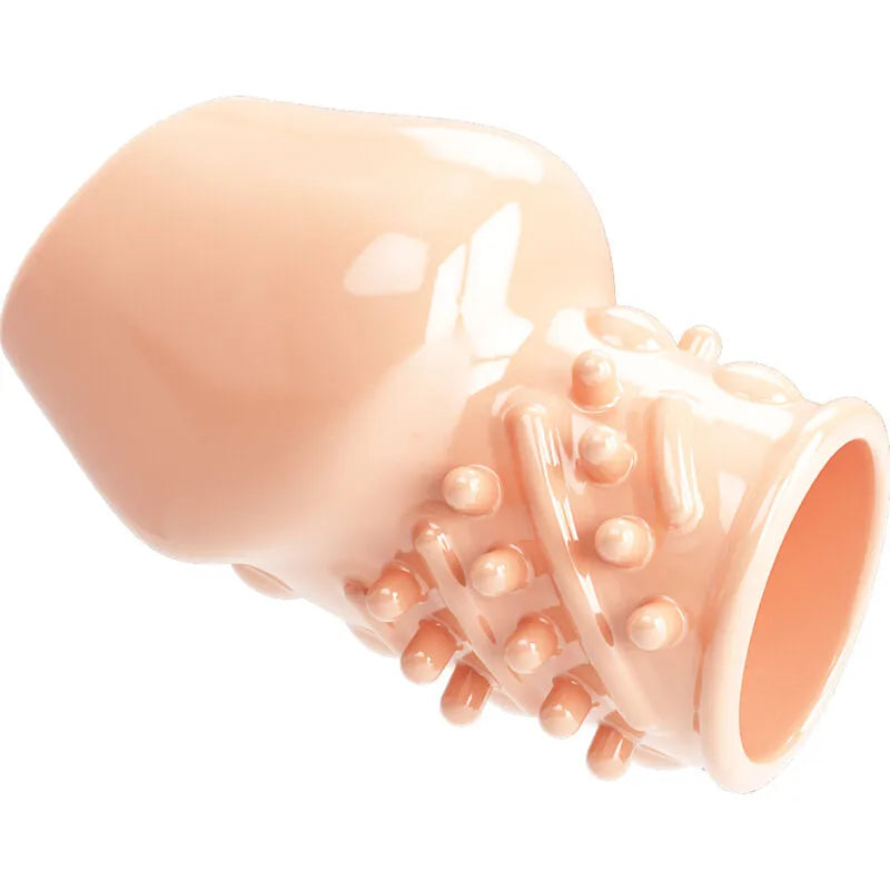 manchon pénien renforçant retard éjaculation TPR extensible couleur chair étanche