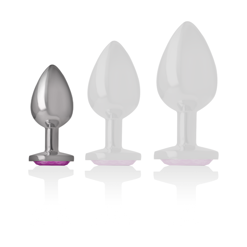 Intense Anal Toys Intense - Plug Anal En Métal Aluminium Coeur Rose Taille