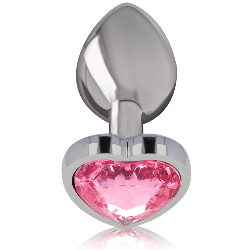 Intense Anal Toys Intense - Plug Anal En Métal Aluminium Coeur Rose Taille