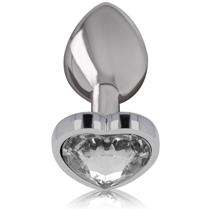 Intense Anal Toys Intense - Plug Anal Métal Aluminium Coeur Blanc Taille