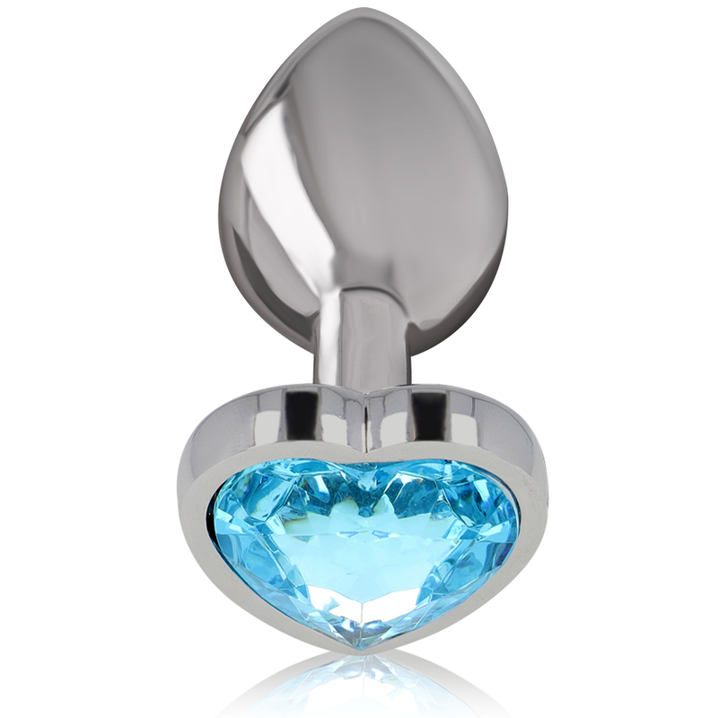 Intense Anal Toys Intense - Plug Anal Métal Aluminium Coeur Bleu Taille