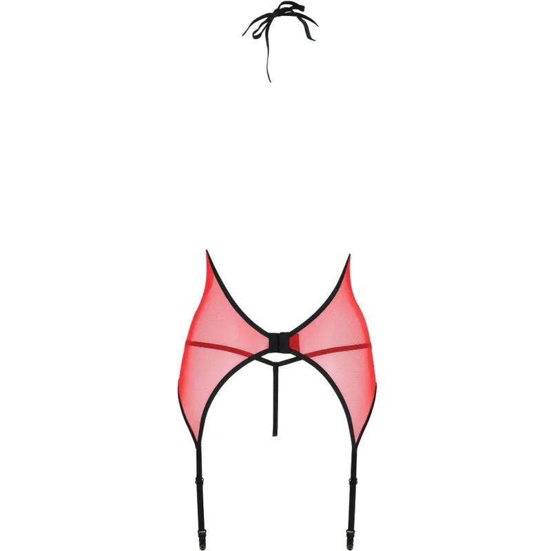 PASSION - PEONIA CORSET LIGNE ÉROTIQUE ROUGE