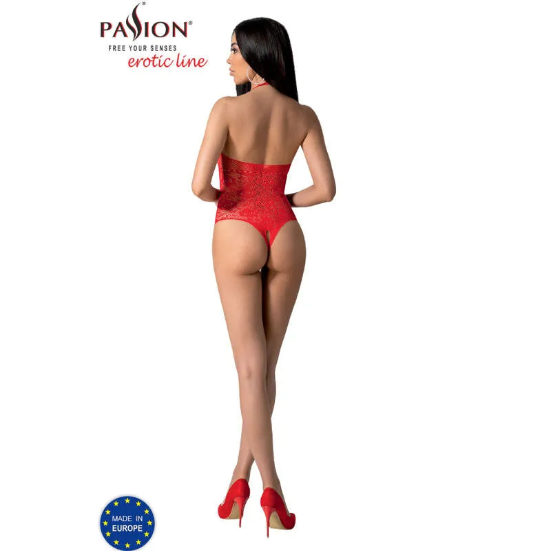 PASSION bodystocking résille sexy noir rouge blanc taille unique