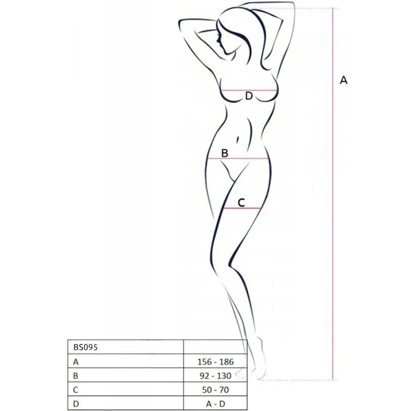 PASSION - BS095 BODYSTOCKING NOIR