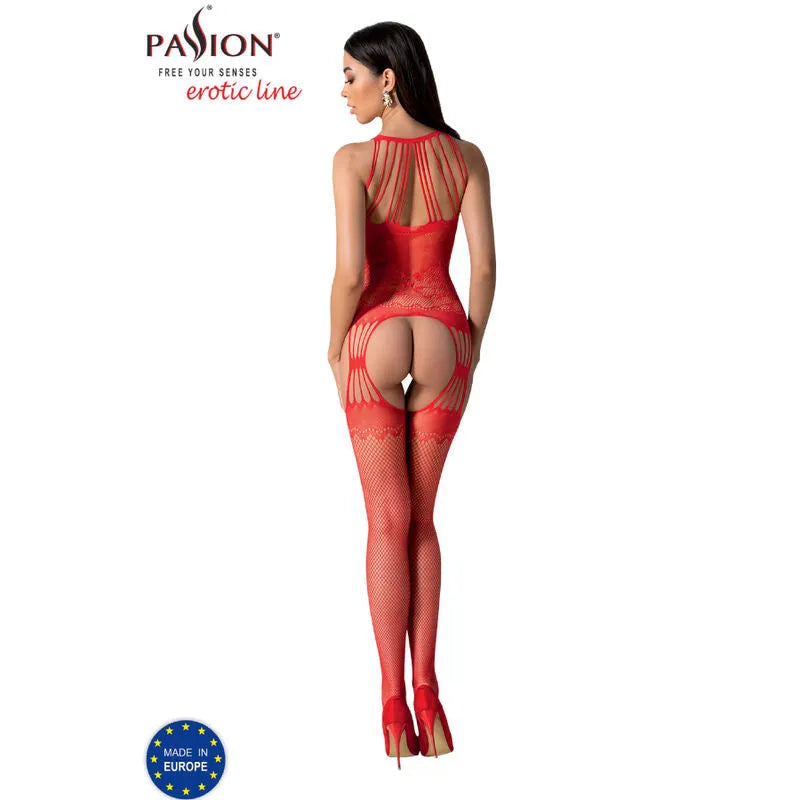 PASSION - BS095 BODYSTOCKING ROUGE