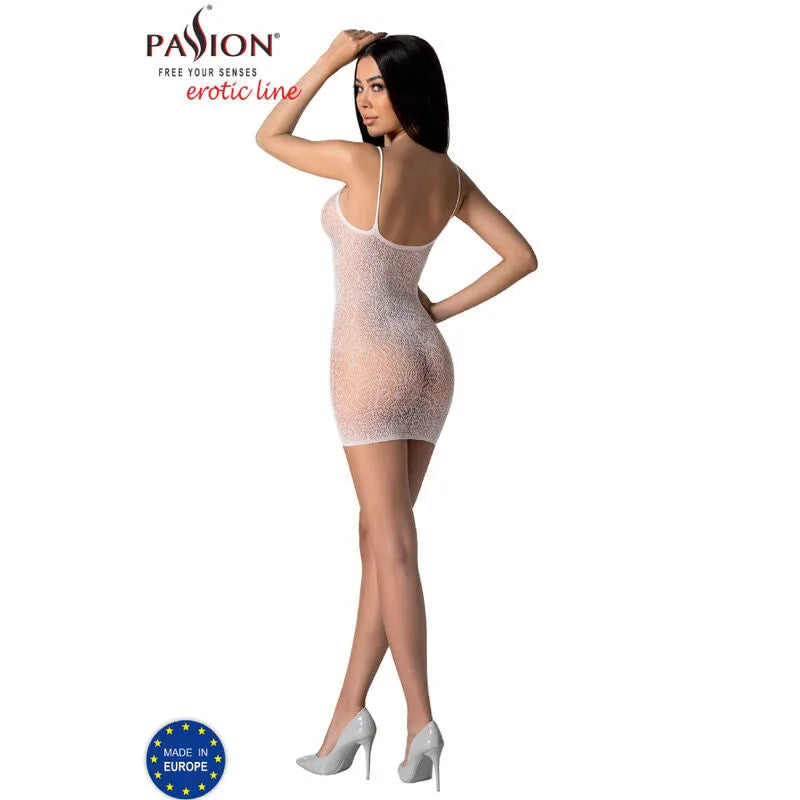 PASSION - BS096 BODYSTOCKING BLANC