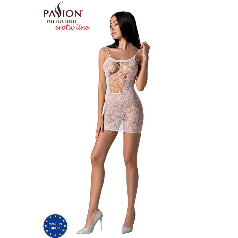 PASSION - BS096 BODYSTOCKING BLANC