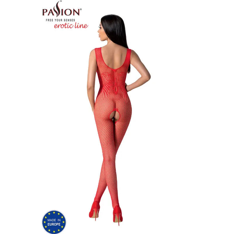 PASSION - BS098 BODYSTOCKING ROUGE