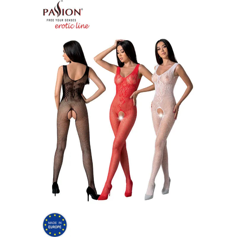 PASSION - BS098 BODYSTOCKING BLANC