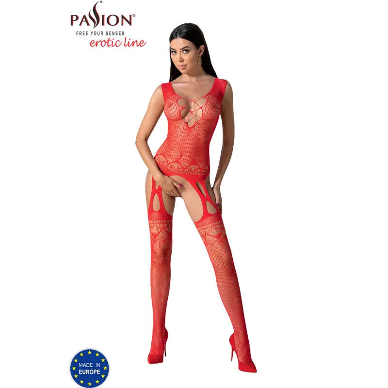PASSION - BS099 BODYSTOCKING ROUGE