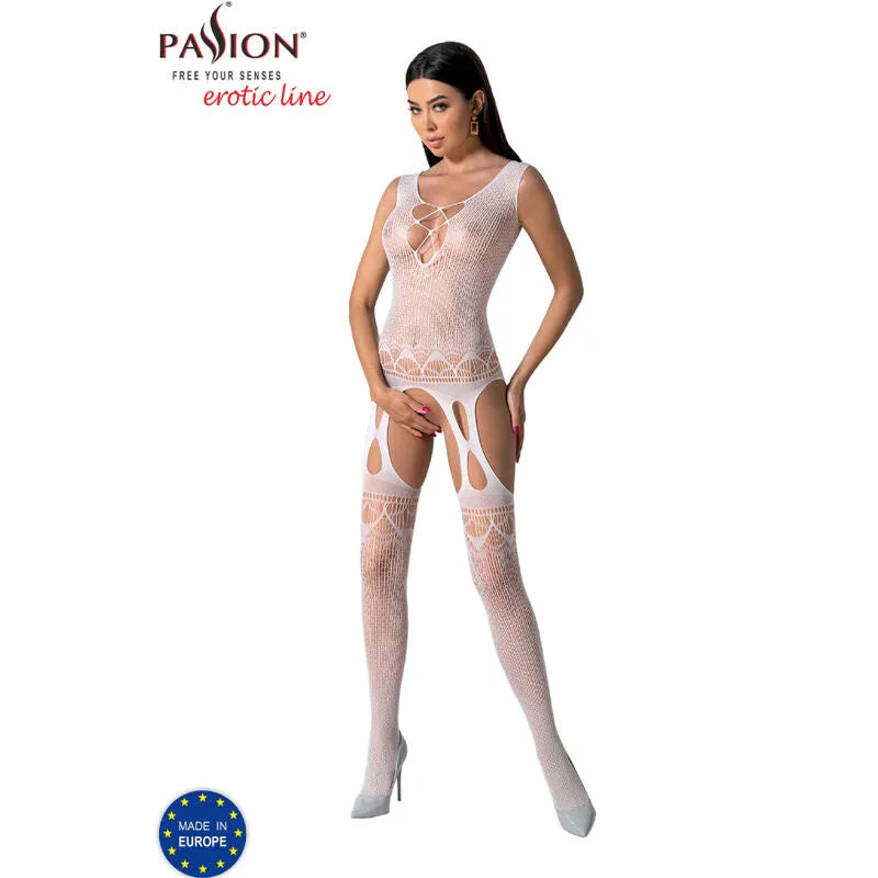 PASSION - BS099 BODYSTOCKING BLANC