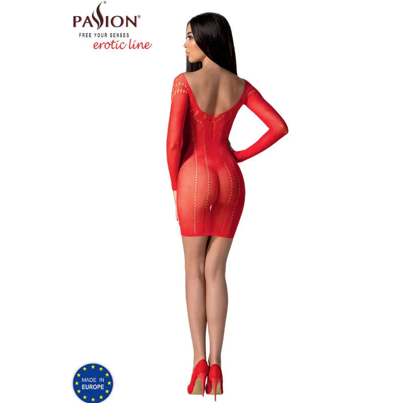 PASSION - BS101 BODYSTOCKING ROUGE