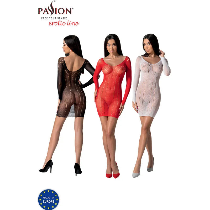 PASSION - BS101 BODYSTOCKING BLANC