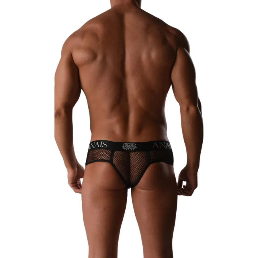 String homme noir en maille, ajustement parfait, marque Anais, taille 2XL, confortable et séduisant.